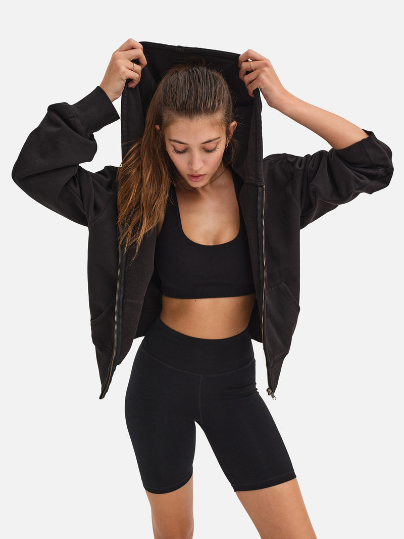 Organic Fleece Zip Hoodie