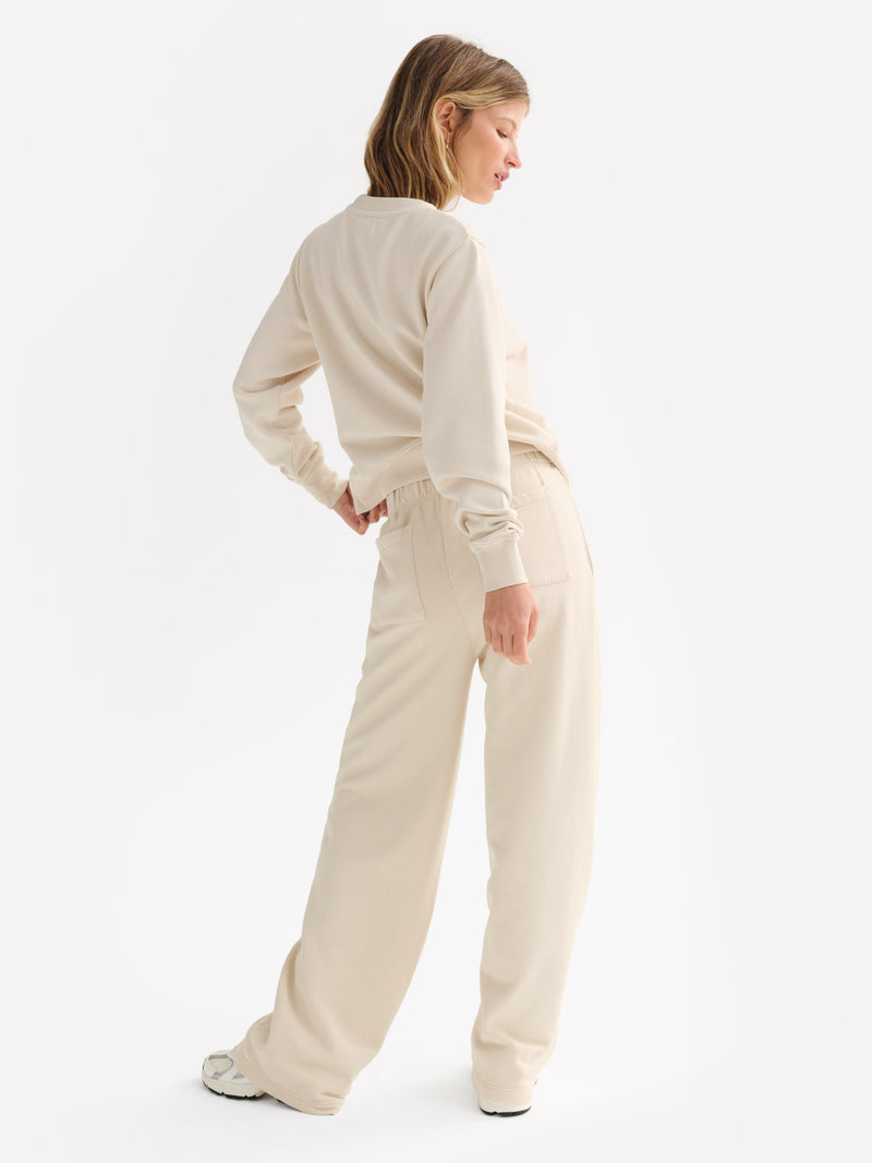 Organic Fleece Straight Leg Sweatpant