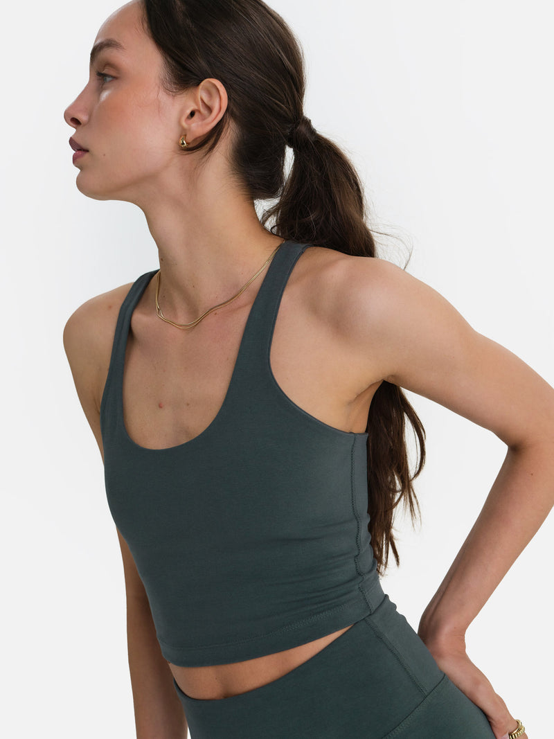 Organic Stretch Racer Tank
