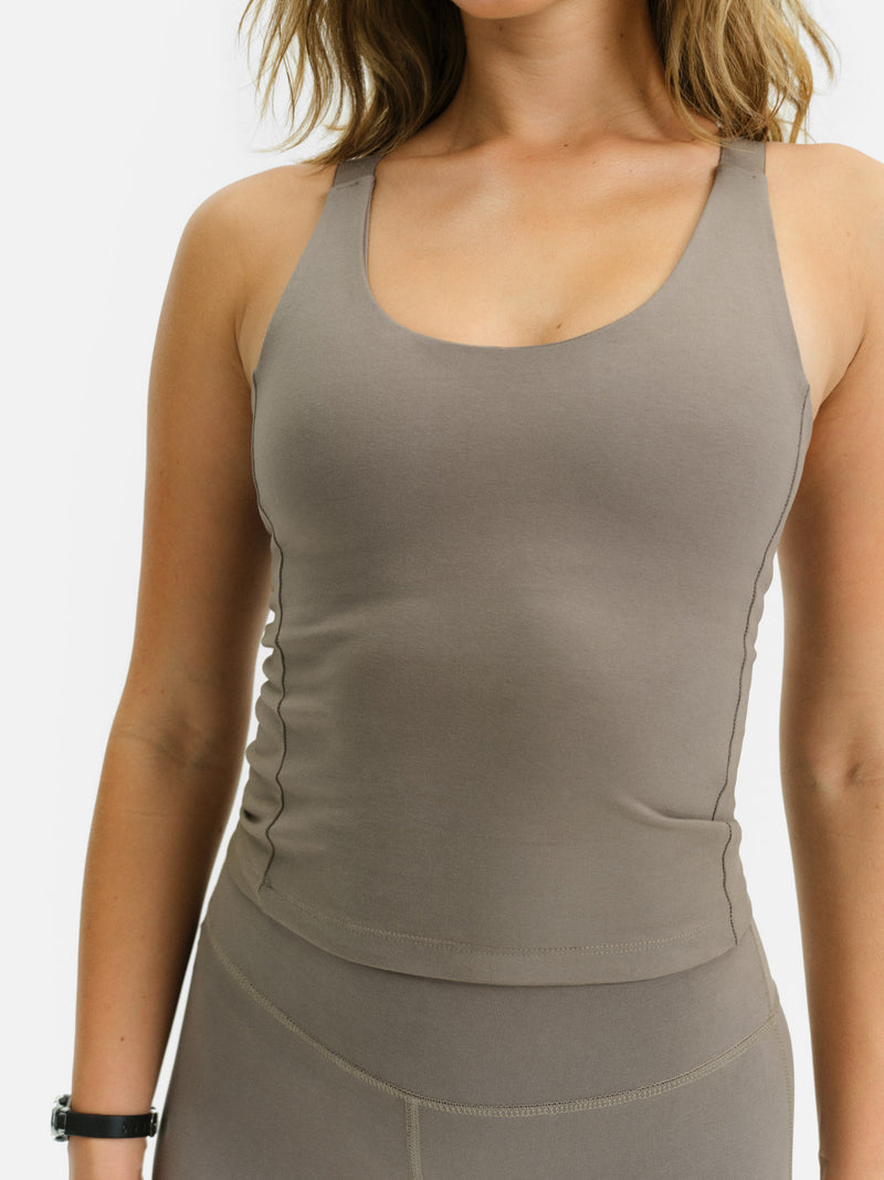 Organic Stretch U-Neck Tank