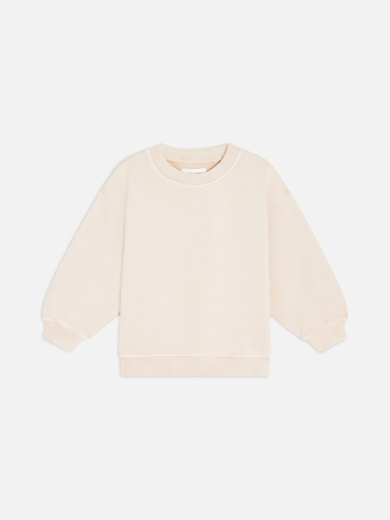 Mini Organic Fleece Crew Neck Sweatshirt